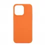 Connect Apple iPhone 15 Pro Max Custodia in Silicone Premium MagSafe Soft Touch New Function Arancione