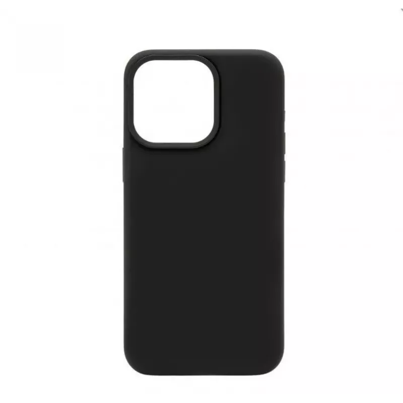 Connect Apple iPhone 13 Pro Custodia in Silicone Premium MagSafe Soft Touch New Function Nero