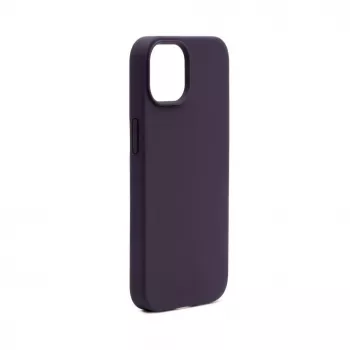 Connect Apple iPhone 14 Custodia in Silicone Premium MagSafe Soft Touch New Function Viola
