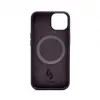 Connect Apple iPhone 14 Custodia in Silicone Premium MagSafe Soft Touch New Function Viola