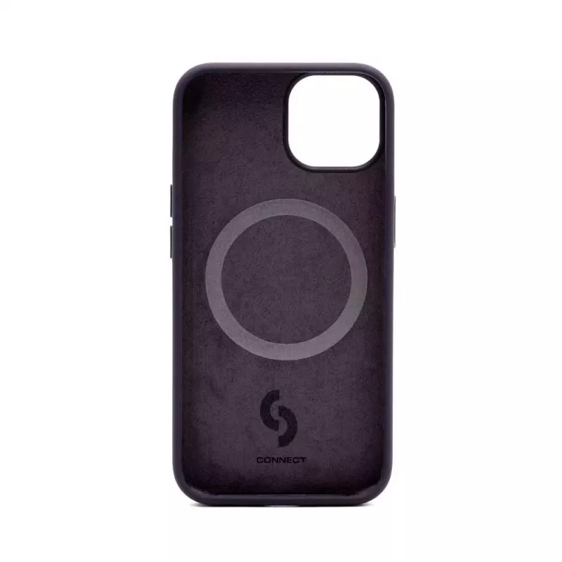 Connect Apple iPhone 14 Custodia in Silicone Premium MagSafe Soft Touch New Function Viola