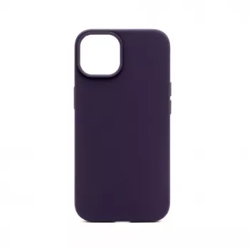 Connect Apple iPhone 14 Custodia in Silicone Premium MagSafe Soft Touch New Function Viola