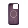 Connect Apple iPhone 14 Pro Custodia in Silicone Premium MagSafe Soft Touch New Function Viola