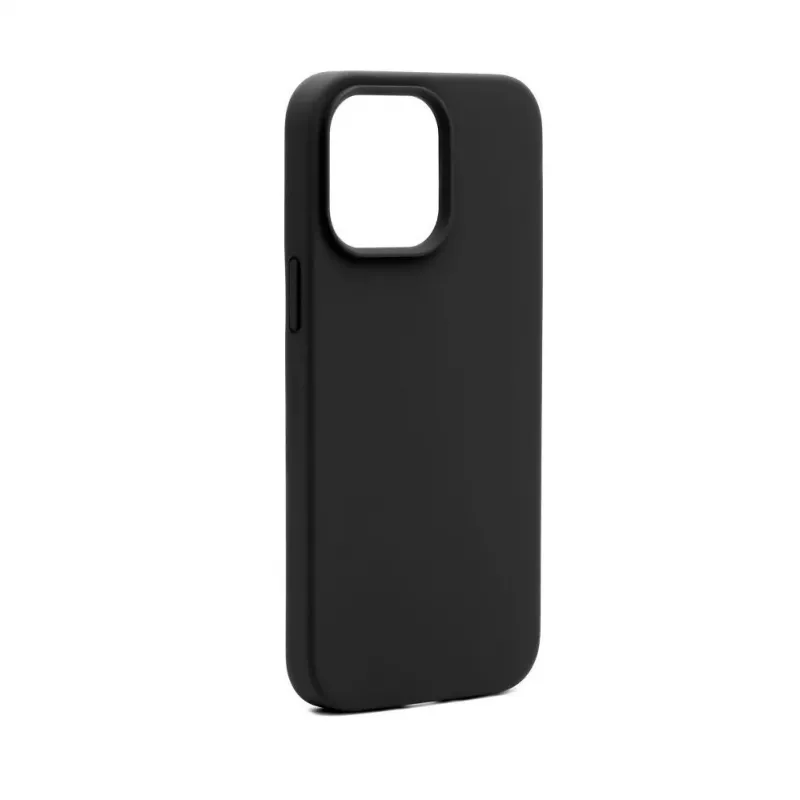 Connect Apple iPhone 14 Pro Max Custodia in Silicone Premium MagSafe Soft Touch New Function Nero