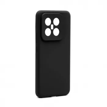 Connect Xiaomi 14 Pro Custodia in Silicone Premium Quality Magnetica Soft Touch Nero