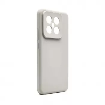 Connect Xiaomi 14 Pro Custodia in Silicone Premium Quality Magnetica Soft Touch Grigio