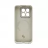 Connect Xiaomi 14 Pro Custodia in Silicone Premium Quality Magnetica Soft Touch Grigio
