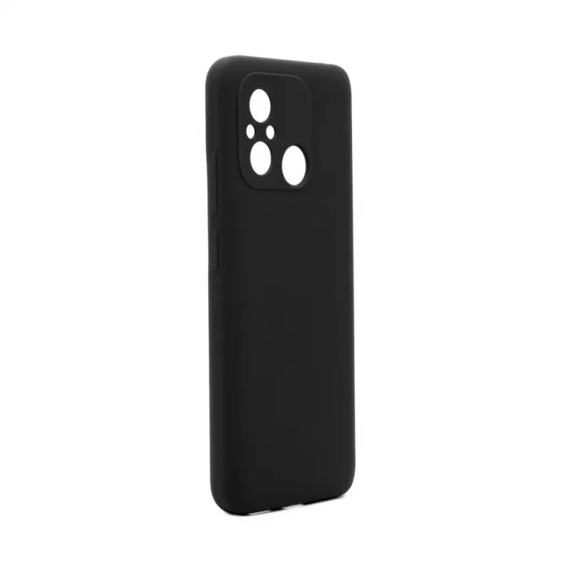 Connect Xiaomi Redmi 12C Custodia in Silicone Premium Quality Soft Touch Nero