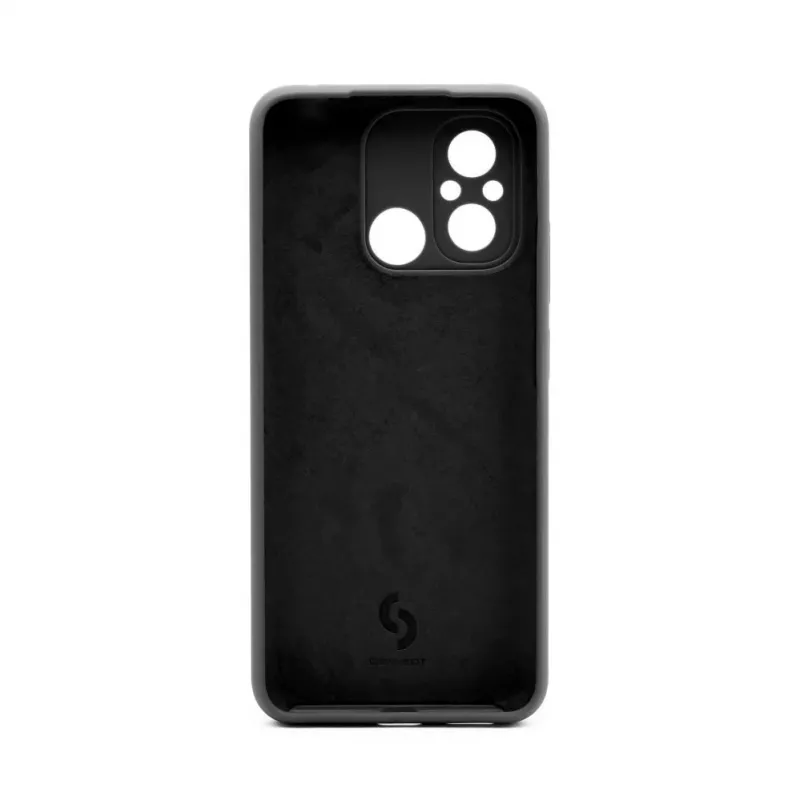 Connect Xiaomi Redmi 12C Custodia in Silicone Premium Quality Soft Touch Nero