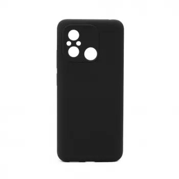 Connect Xiaomi Redmi 12C Custodia in Silicone Premium Quality Soft Touch Nero