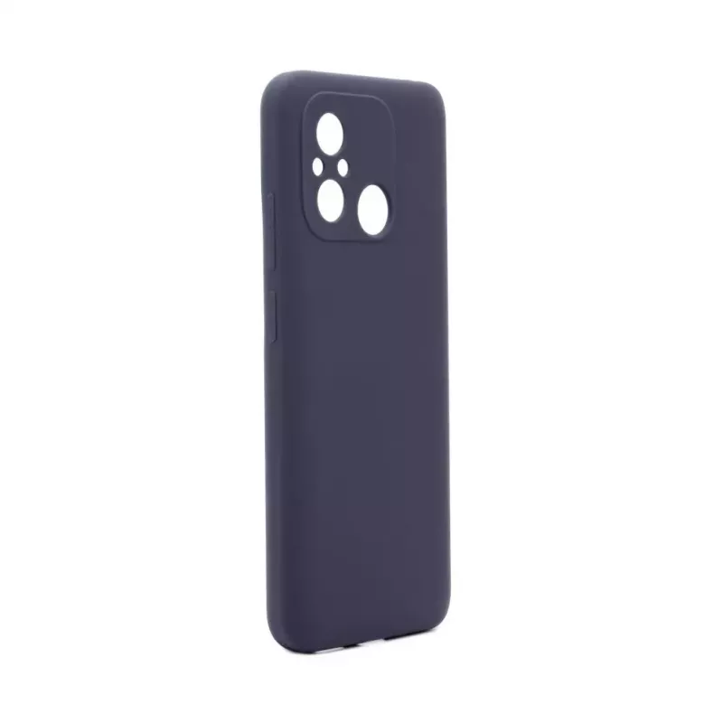 Connect Xiaomi Redmi 12C Custodia in Silicone Premium Quality Soft Touch Blu Mezzanotte