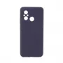 Connect Xiaomi Redmi 12C Custodia in Silicone Premium Quality Soft Touch Blu Mezzanotte