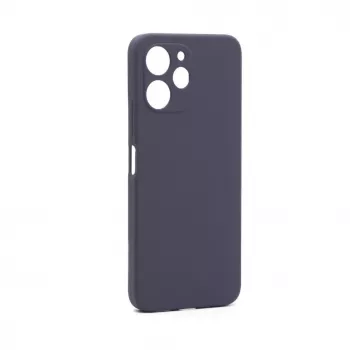Connect Xiaomi Redmi 12 / Redmi 12 5G Custodia in Silicone Premium Quality Soft Touch Blu Mezzanotte