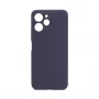 Connect Xiaomi Redmi 12 / Redmi 12 5G Custodia in Silicone Premium Quality Soft Touch Blu Mezzanotte