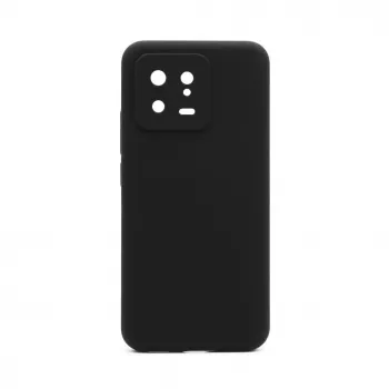 Connect Xiaomi Redmi 13 Custodia in silicone soft touch di qualità premium nero