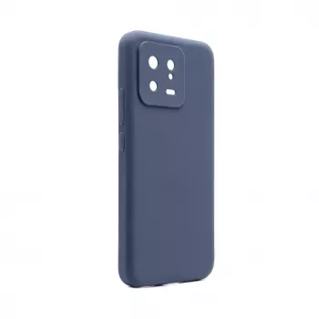 Connect Xiaomi Redmi 13 Custodia in silicone soft touch di qualità premium blu mezzanotte