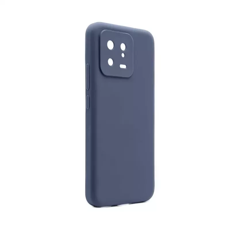 Connect Xiaomi Redmi 13 Custodia in silicone soft touch di qualità premium blu mezzanotte