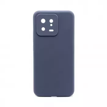 Connect Xiaomi Redmi 13 Custodia in silicone soft touch di qualità premium blu mezzanotte