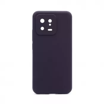 Connect Xiaomi Redmi 13 Custodia in silicone soft touch di qualità premium viola