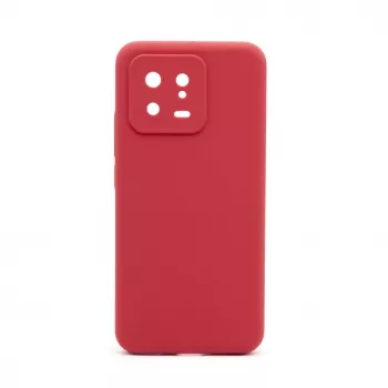 Connect Xiaomi Redmi 13 Custodia in silicone soft touch di qualità premium camelia