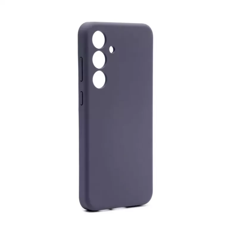 Connect Samsung Galaxy S24 Custodia in silicone soft touch magnetica di qualità premium blu mezzanotte