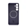 Connect Samsung Galaxy S24 Plus Custodia in silicone soft touch magnetica di qualità premium blu mezzanotte