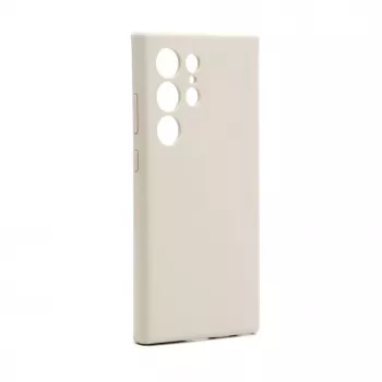 Connect Samsung Galaxy S24 Ultra Custodia in silicone soft touch magnetica di qualità premium grigio