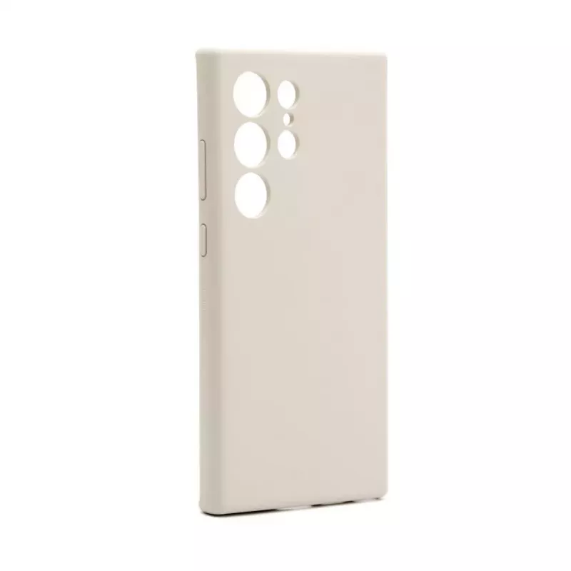 Connect Samsung Galaxy S24 Ultra Custodia in silicone soft touch magnetica di qualità premium grigio