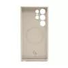 Connect Samsung Galaxy S24 Ultra Custodia in silicone soft touch magnetica di qualità premium grigio