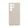 Connect Samsung Galaxy S24 Ultra Custodia in silicone soft touch magnetica di qualità premium grigio