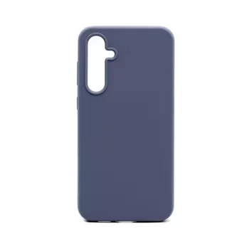 Connect Samsung Galaxy S23 FE Custodia in silicone soft touch MagSafe premium blu mezzanotte