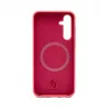 Connect Samsung Galaxy S23 FE Custodia in silicone soft touch magnetica di qualità premium camelia