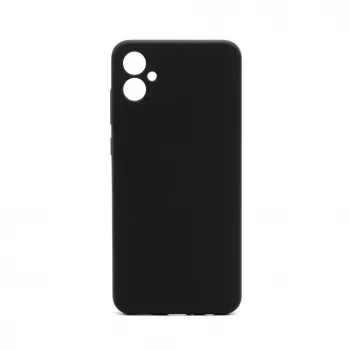 Connect Samsung Galaxy A05 4G Custodia in silicone soft touch di qualità premium nero