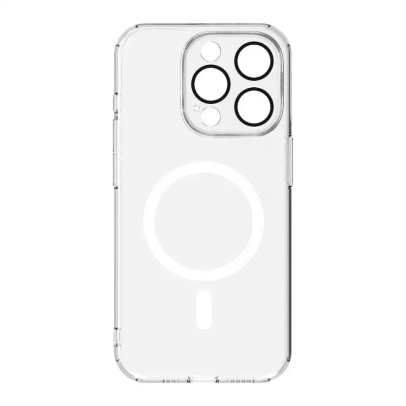Connect Apple iPhone 15 Pro Max Custodia trasparente con protezione magnetica e fotocamera trasparente