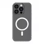 Connect Apple iPhone 15 Pro Max Custodia trasparente con protezione magnetica e fotocamera trasparente