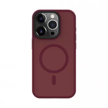 Connect Apple iPhone 15 Pro Max Custodia ibrida con magnetica PC+TPU prugna