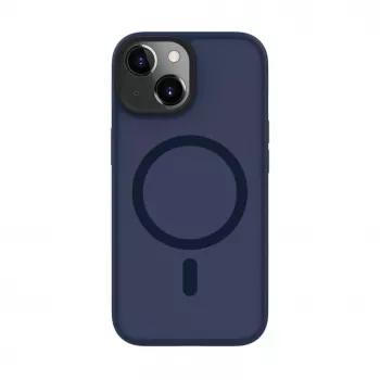 Connect Apple iPhone 15 Custodia ibrida con magnete, PC+TPU, blu