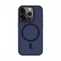 Connect Apple iPhone 15 Pro Custodia ibrida con magnete, PC+TPU, blu