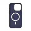 Connect Apple iPhone 15 Pro Max Custodia ibrida con magnete, PC+TPU, blu