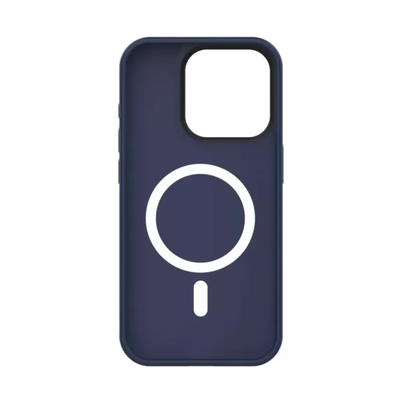 Connect Apple iPhone 15 Pro Max Custodia ibrida con magnete, PC+TPU, blu