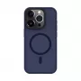 Connect Apple iPhone 15 Pro Max Custodia ibrida con magnete, PC+TPU, blu
