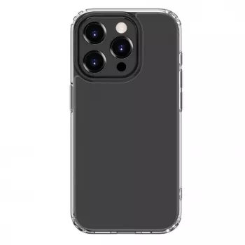 Connect Apple iPhone 15 Pro Custodia in silicone militare antishock trasparente