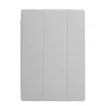 Connect Samsung Galaxy Tab A9 Custodia folio con interno in microfibra argento
