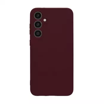 Evelatus Samsung Galaxy A15 Custodia in silicone Premium Soft Touch prugna