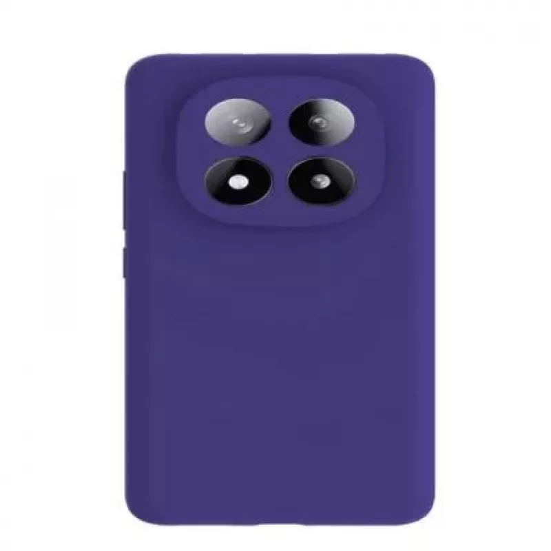 Evelatus Xiaomi Poco M6 Pro Custodia in silicone Premium Soft Touch viola