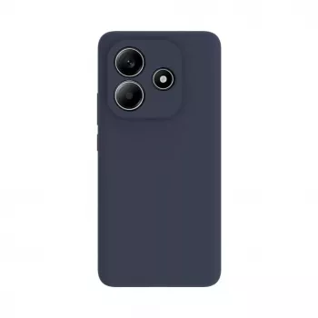 Evelatus Xiaomi Poco X6 Custodia in silicone Premium Soft Touch blu