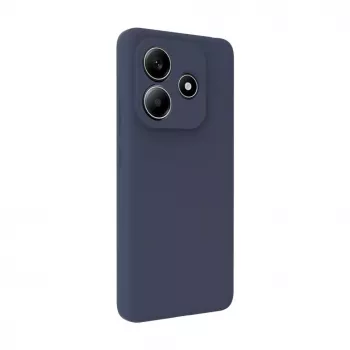 Evelatus Xiaomi Poco X6 Custodia in silicone Premium Soft Touch blu