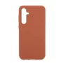 Evelatus Samsung Galaxy S24 Custodia in silicone Premium Soft Touch marrone