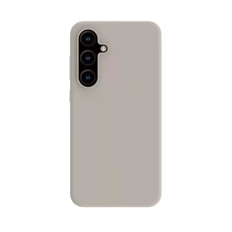 Evelatus Samsung Galaxy S24 Ultra Custodia in silicone Premium Soft Touch argento