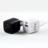 Evelatus Caricabatterie EU 30W Max USB-A e USB-C nero